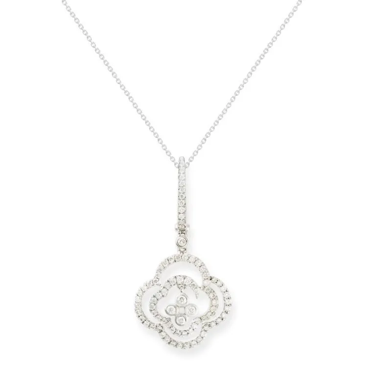 Colgante Diamantes Flor Arabesq