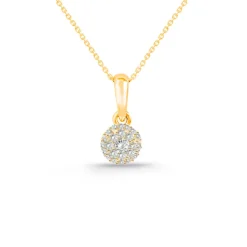 Colgante Diamantes Style 0.10 Oro Rosa