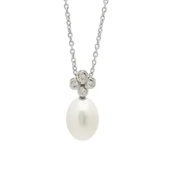 Colgante Diamantes Y Perla Pearls Lady