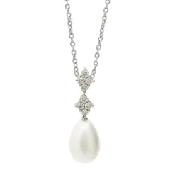 Colgante Diamantes Y Perla Pearls Lady