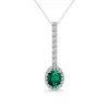 Colgante Esmeralda y Diamantes Dalia Sunset 1,00ct