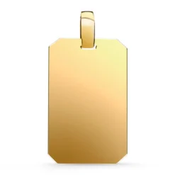 Colgante Militar Hombre Urban Octogono oro macizo