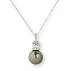 Colgante Perla Tahiti Hoop