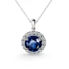Colgante Zafiro Clavel 0.60
