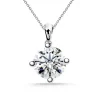 Collar Diamante Jackie Twisted 0.55-1.00Ct Solitario Oro Blanco