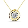 Collar Diamante Lady 0.10-0.50Ct Solitario Oro Amarillo
