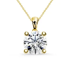 Collar Diamante Nancy 0.55-1.00Ct Solitario Oro Amarillo