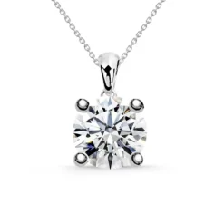 Collar Diamante Nancy 0.55-1.00Ct Solitario Oro Blanco