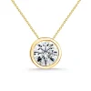 Collar Diamante Sharon 0.10-0.50Ct Solitario Oro Amarillo