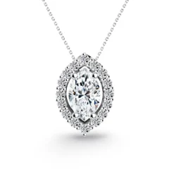 Collar Diamantes Angie talla Marquise 0.31
