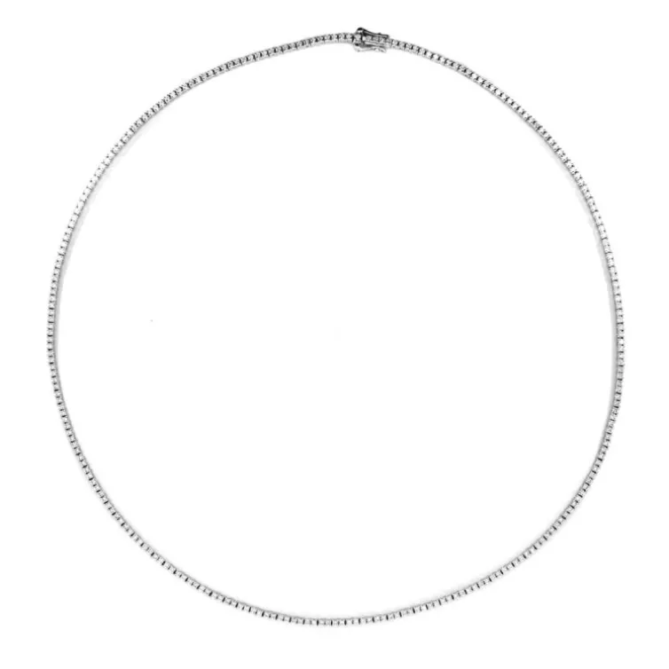 Collar Diamantes 1.80ct Riviere 43cm Jackie