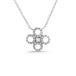 Collar Diamantes Flor Redonda Little Details