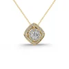Collar Diamantes Gardenia 0.53 Oro Amarillo