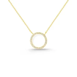 Collar Oro Aro Mini Details