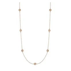 Collar Oro Diamantes 7 Spot