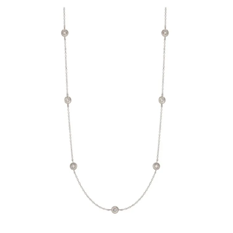 Collar Oro Diamantes 7 Spot