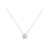 Collar Oro Diamantes Flor