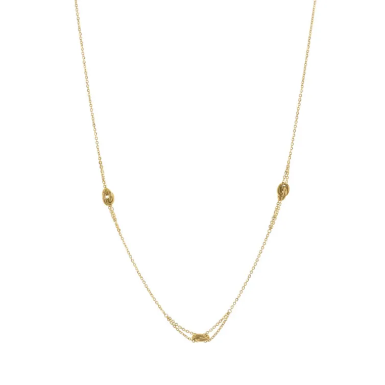 Collar Oro Doble Amor Libre