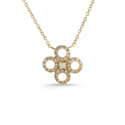 Collar Oro Flor Redonda Little Details