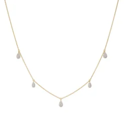 Collar Oro Gotas Celebrity 108