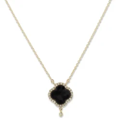 Collar Oro Onix Opaque Stones