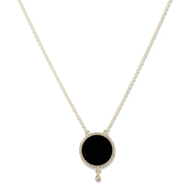 Collar Oro Onix Opaque Stones