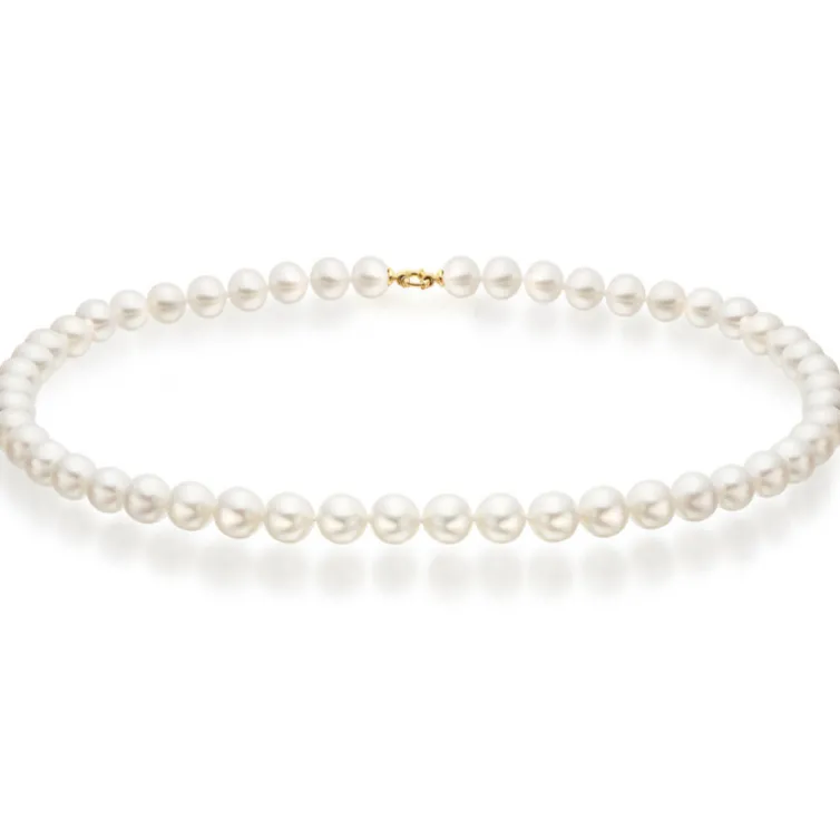 Collar Perlas 8-8.5mm Cultivadas Naturales