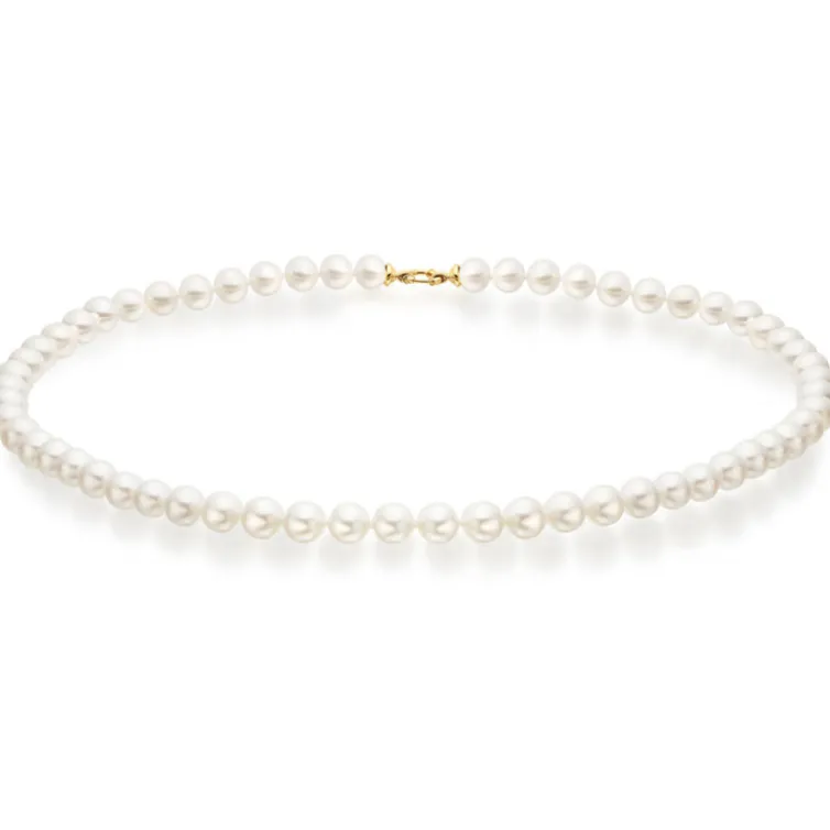 Collar Perlas 6.5-7mm Cultivadas Naturales