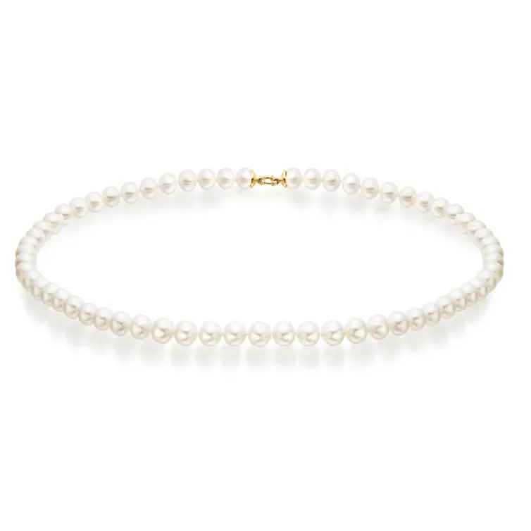 Collar Perlas 6-6.5mm Natural Cultivadas 43cm