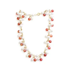 Collar Perlas Y Cuarzo Pearls Lady