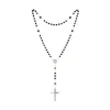 Collar Rosario Oro Y Hematite