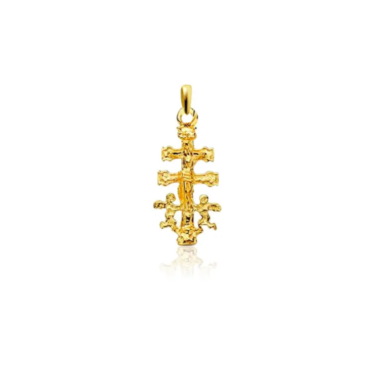 Cruz de Caravaca Oro 18K 23x12mm