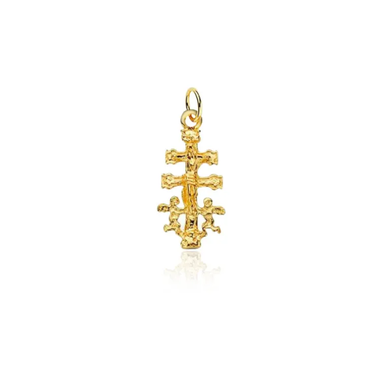Cruz de Caravaca Oro 18K 23x12mm