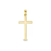 Cruz Oro Amarillo Tubo Cuadrado 25x15