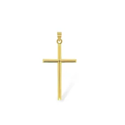 Cruz Oro Amarillo Tubo Redondo 24x14