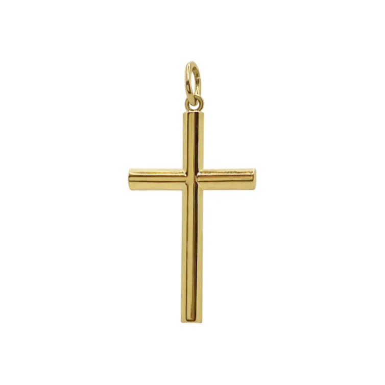 Cruz Oro Lisa Maciza Tubo Xl