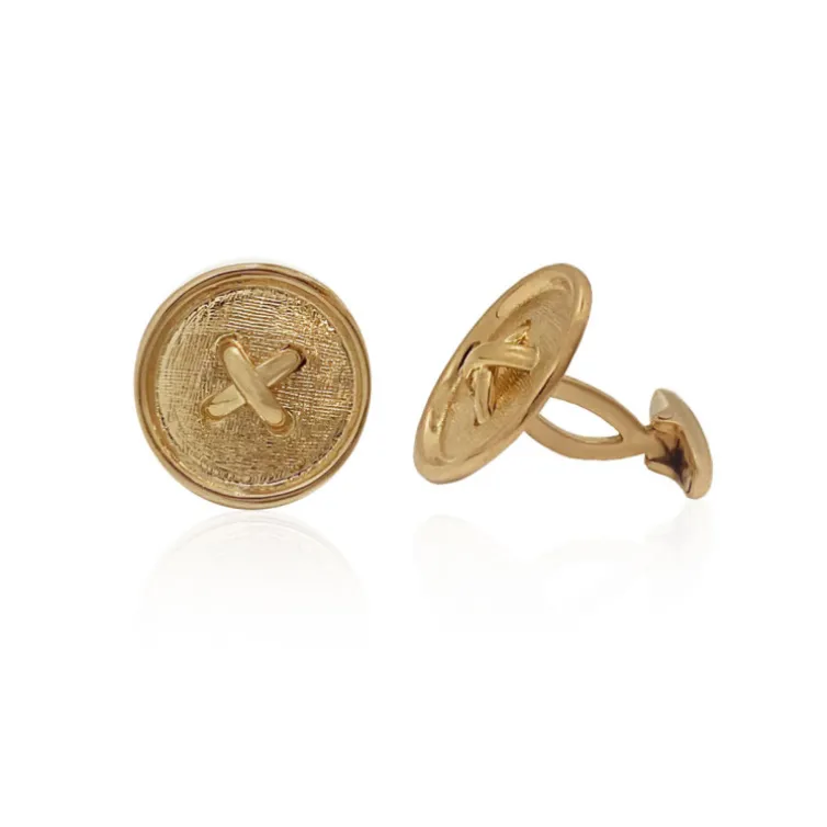 Gemelos De Oro Botón