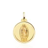 Medalla 20Mm Virgen De Guadalupe Mexicana 18K