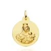 Medalla 24Mm Virgen Del Carmen 18K