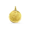 Medalla Ángel de la Guarda Oro 18K Bisel