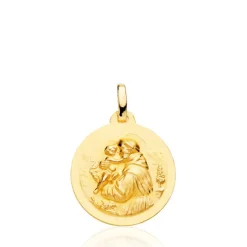 Medalla San Antonio 18Mm 18K