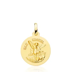 Medalla San Miguel Arcángel 18Mm 18K