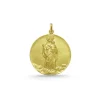 Medalla Virgen Blanca o Santa María La Blanca Oro 18K