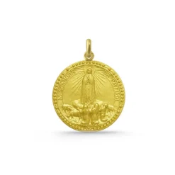 Medalla Virgen de Fátima Oro 18K