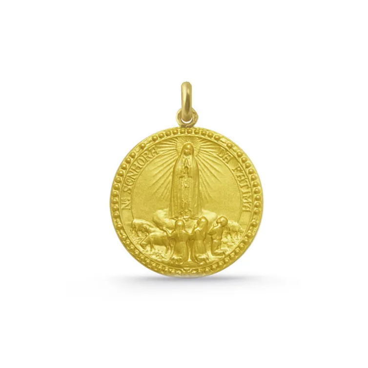 Medalla Virgen de Fátima Oro 18K
