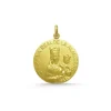 Medalla Virgen de la Almudena 18K.