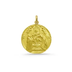 Medalla Virgen del Rosario Oro 18K