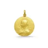 Medalla Virgen María Manto Oro 18K