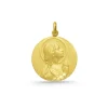 Medalla Virgen María Rezando Oro 18K