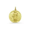 Medalla Virgen Maria Auxiliadora 18K.